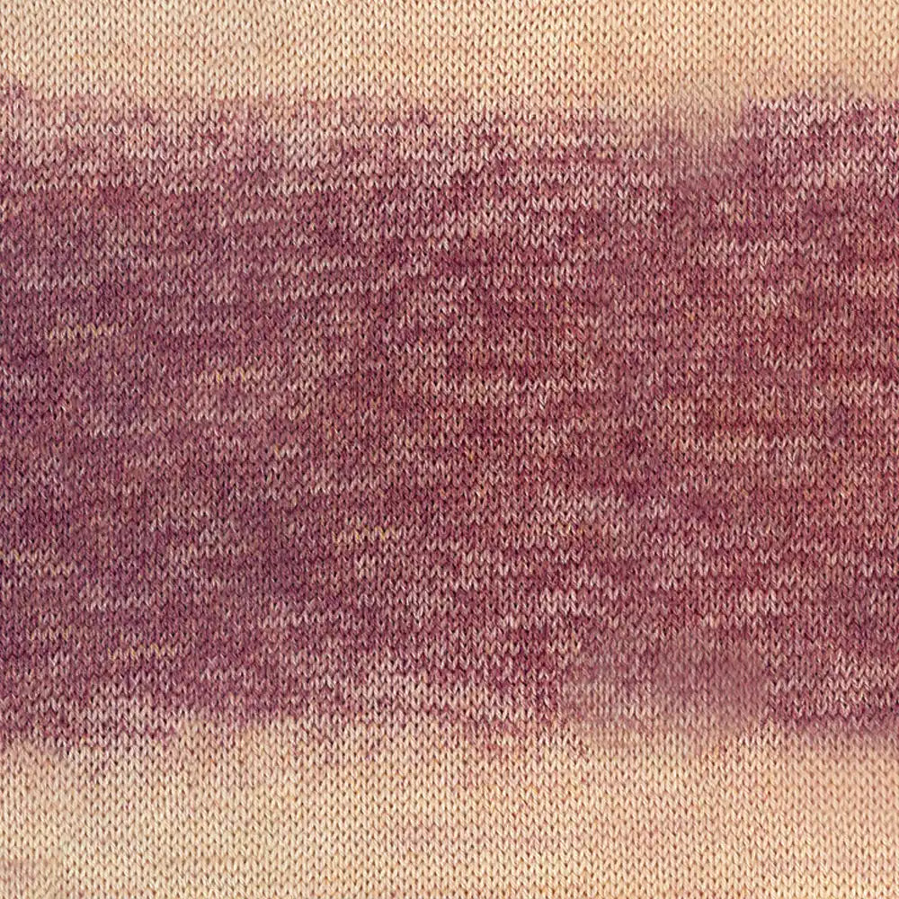#Farbe_Lana Grossa Meilenweit 100 Woolycell Duo | 6011 Sandbeige/Nougat/Rotbraun