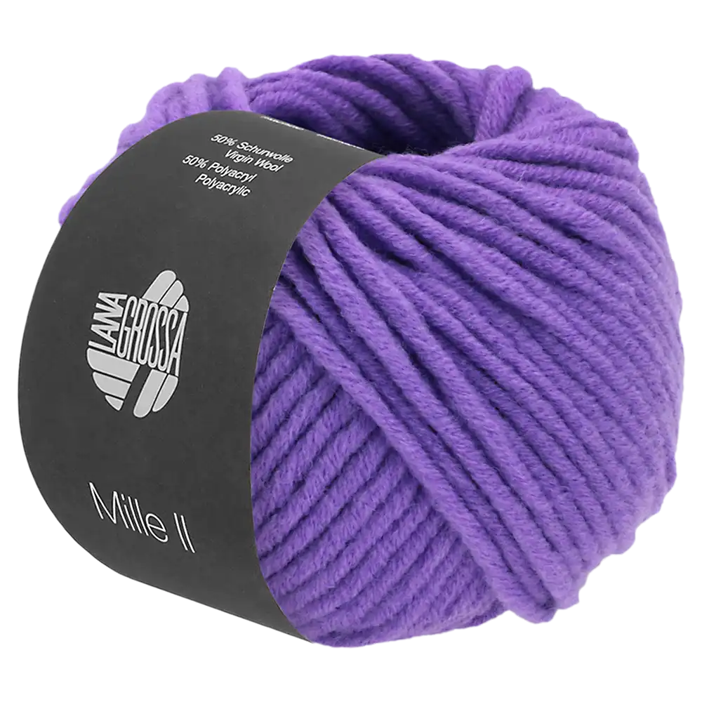 #Farbe_Lana Grossa Mille II | 159 Viola