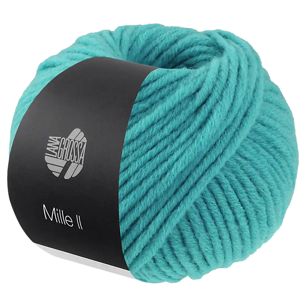 #Farbe_Lana Grossa Mille II | 178 Helltürkis