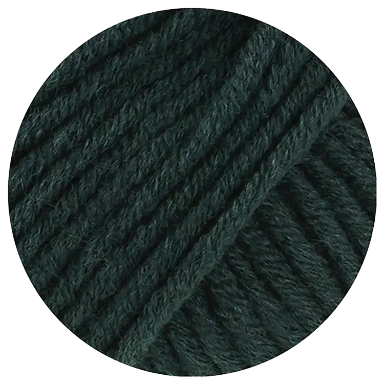#Farbe_Lana Grossa Mille II | 179 Schwarzgrün