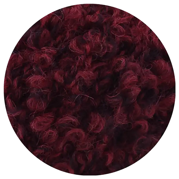 #Farbe_Lana Grossa Orsetto | 102 Burgund-Schwarz