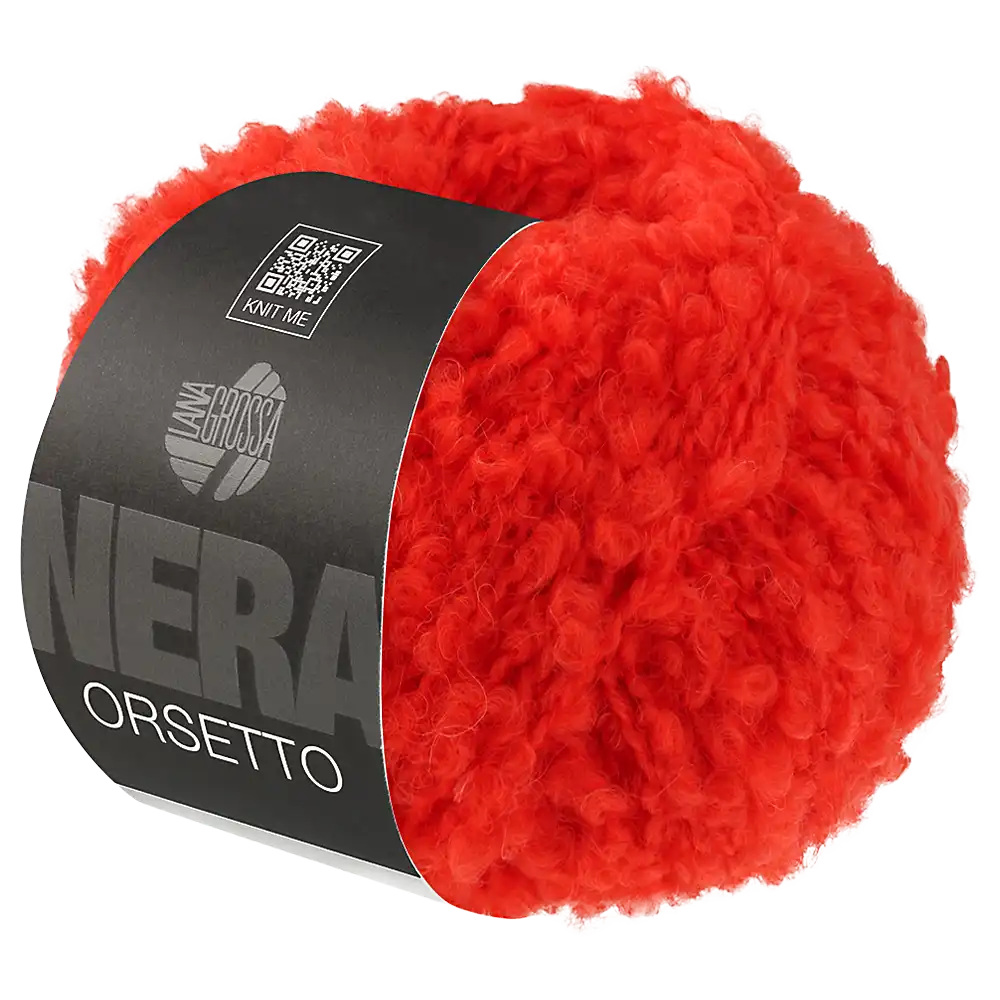 #Farbe_Lana Grossa Orsetto | 17 Leuchtendrot