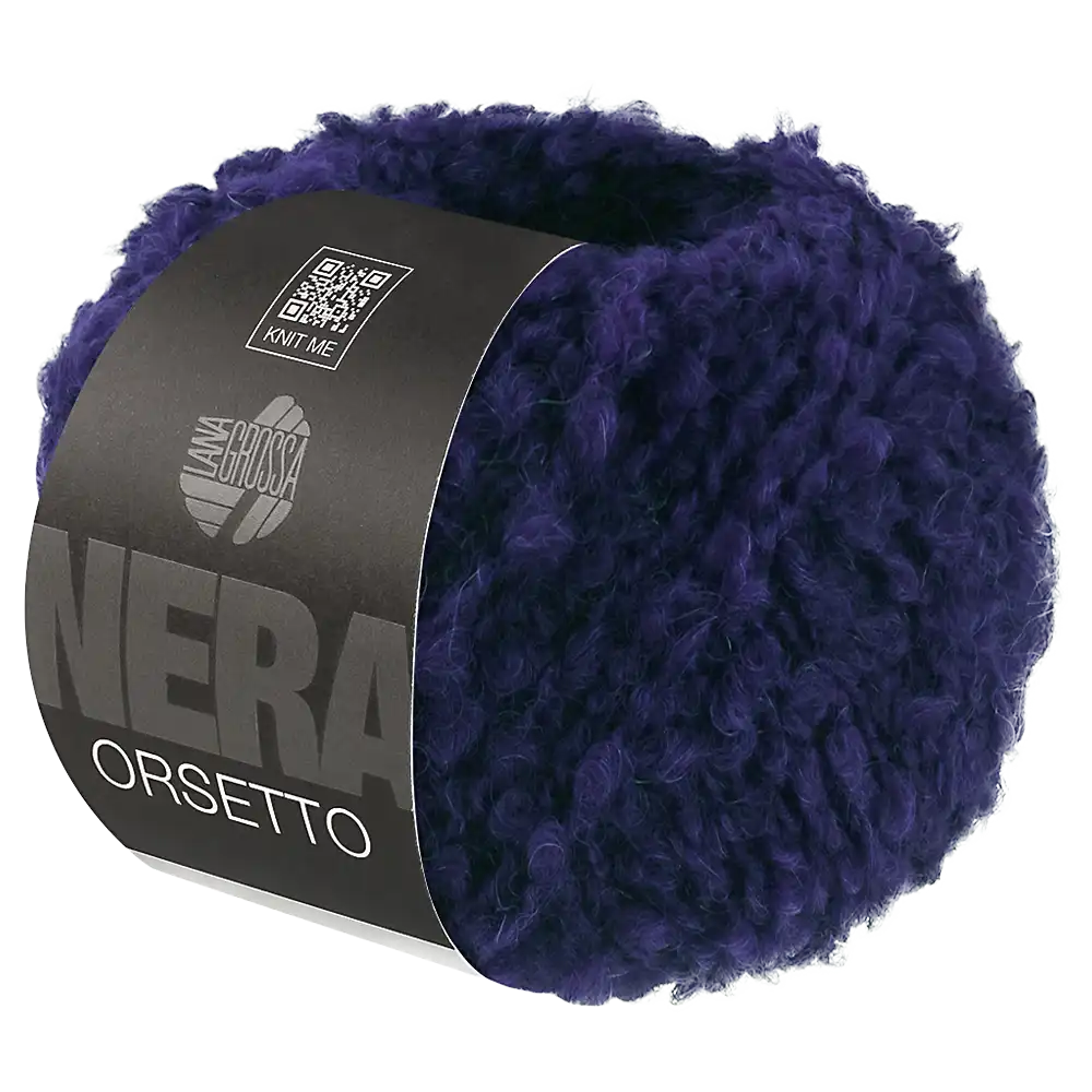 #Farbe_Lana Grossa Orsetto | 21 Dunkelviolett