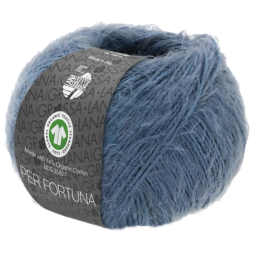 #Farbe_Lana Grossa Per Fortuna | 23 Taubenblau