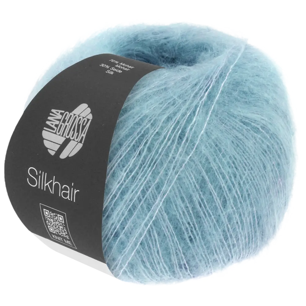 #Farbe_Lana Grossa Silkhair | 201 Zartblau