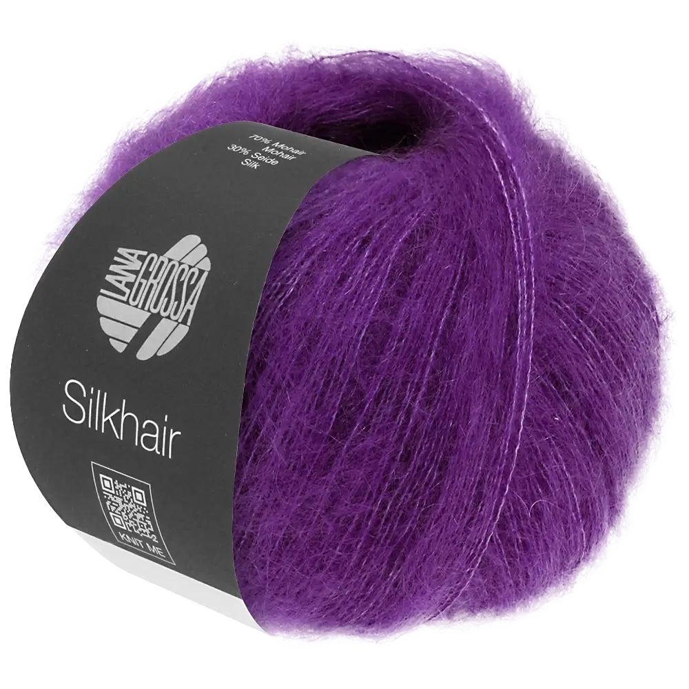 #Farbe_Lana Grossa Silkhair | 206 Aubergine