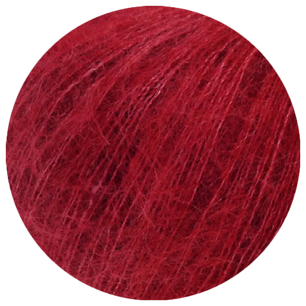 #Farbe_Lana Grossa Silkhair | 208 Weinrot