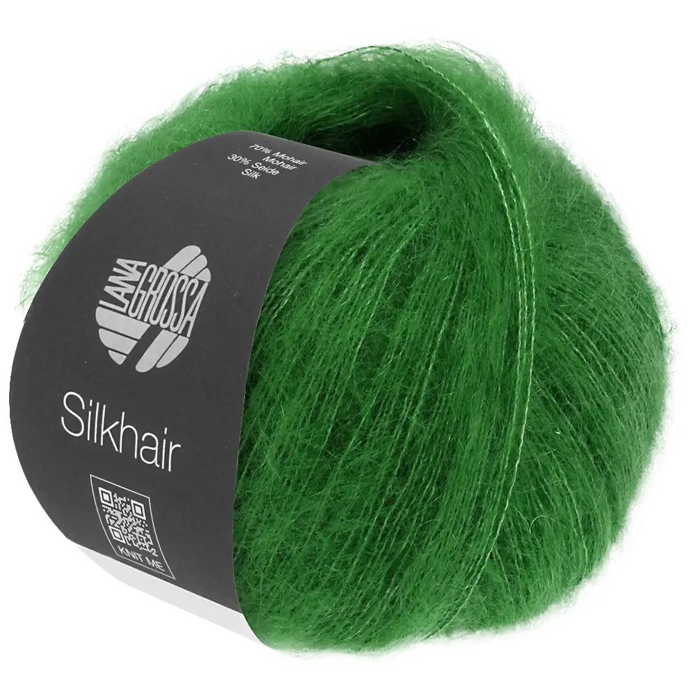 #Farbe_Lana Grossa Silkhair | 210 Flaschengrün