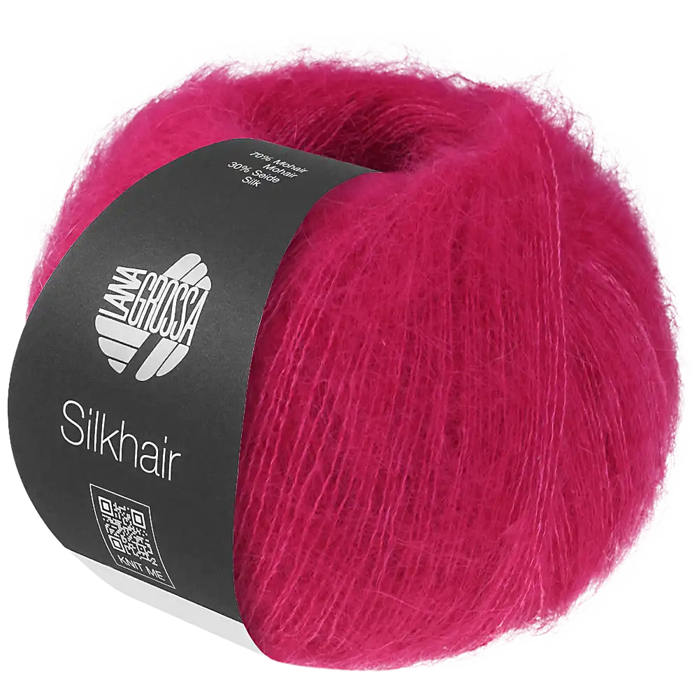 #Farbe_Lana Grossa Silkhair | 224 Dunkelpink