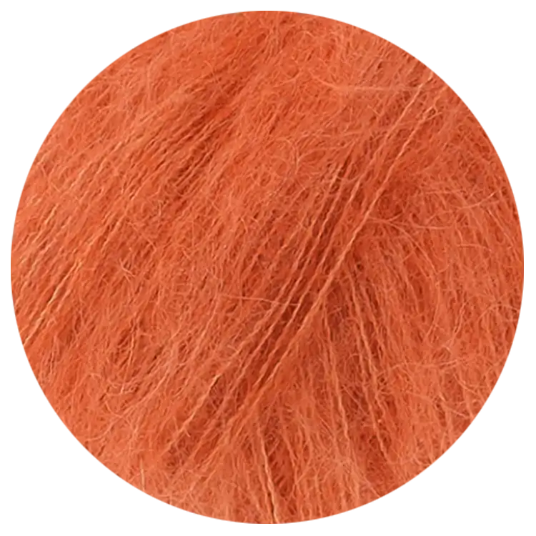 #Farbe_Lana Grossa Silkhair | 228 Lachsorange