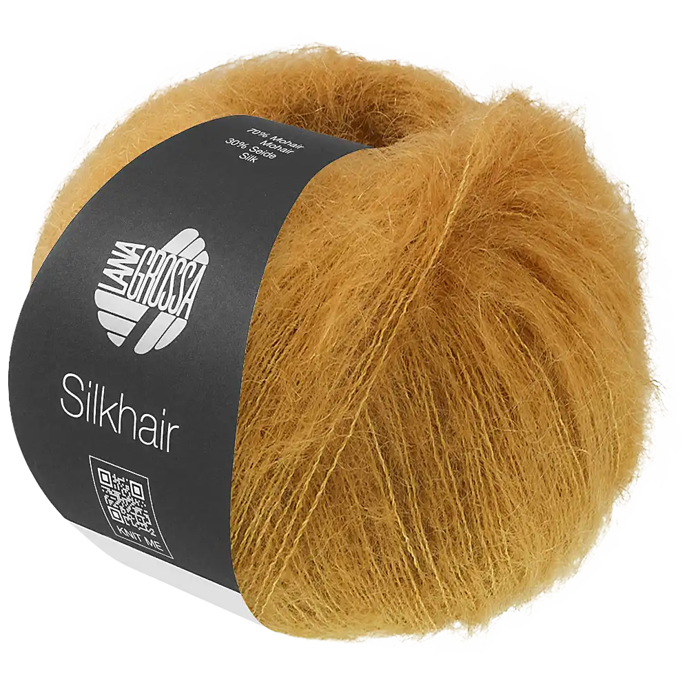 #Farbe_Lana Grossa Silkhair | 229 Goldbraun