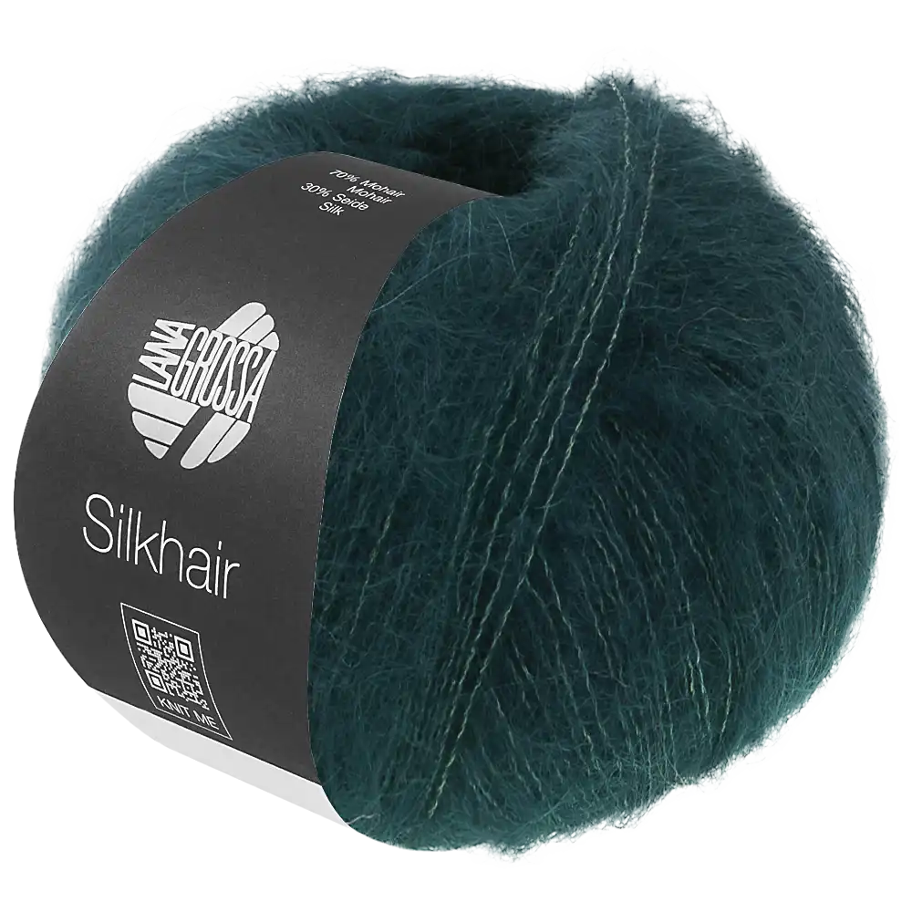 #Farbe_Lana Grossa Silkhair | 231 Schwarzgrün