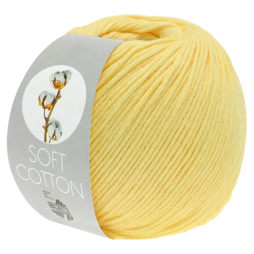 #Farbe_Lana Grossa Soft Cotton | 11 Gelb
