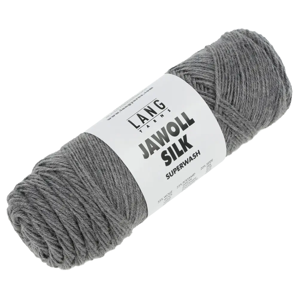 #Farbe_Lang Yarns Jawoll Silk | 103 Dunkelgrau