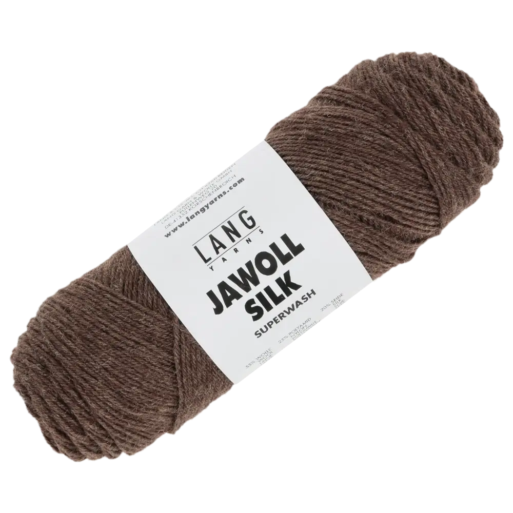 #Farbe_Lang Yarns Jawoll Silk | 168 Choco