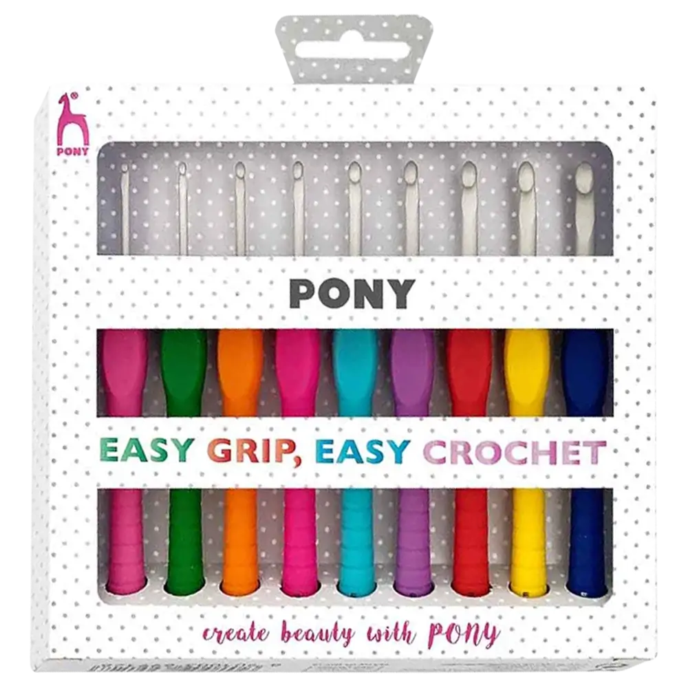 Easy Grip Häkelnadel-Set 9-teilig