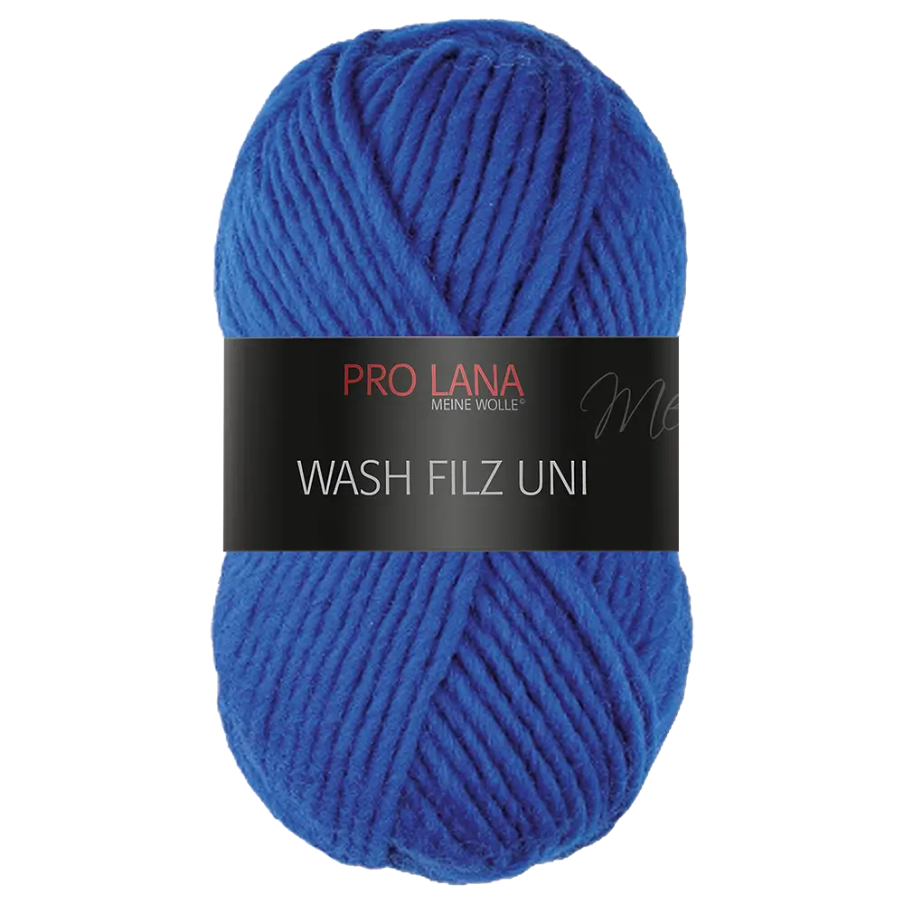 #Farbe_Pro Lana Wash Filz Uni | 151 Royalblau