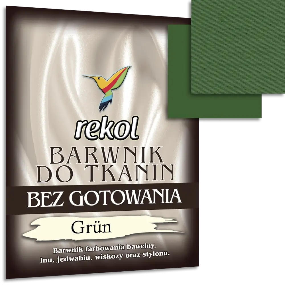 #Farbe_Rekol Textilfarbe ohne Kochen | GrĂźn