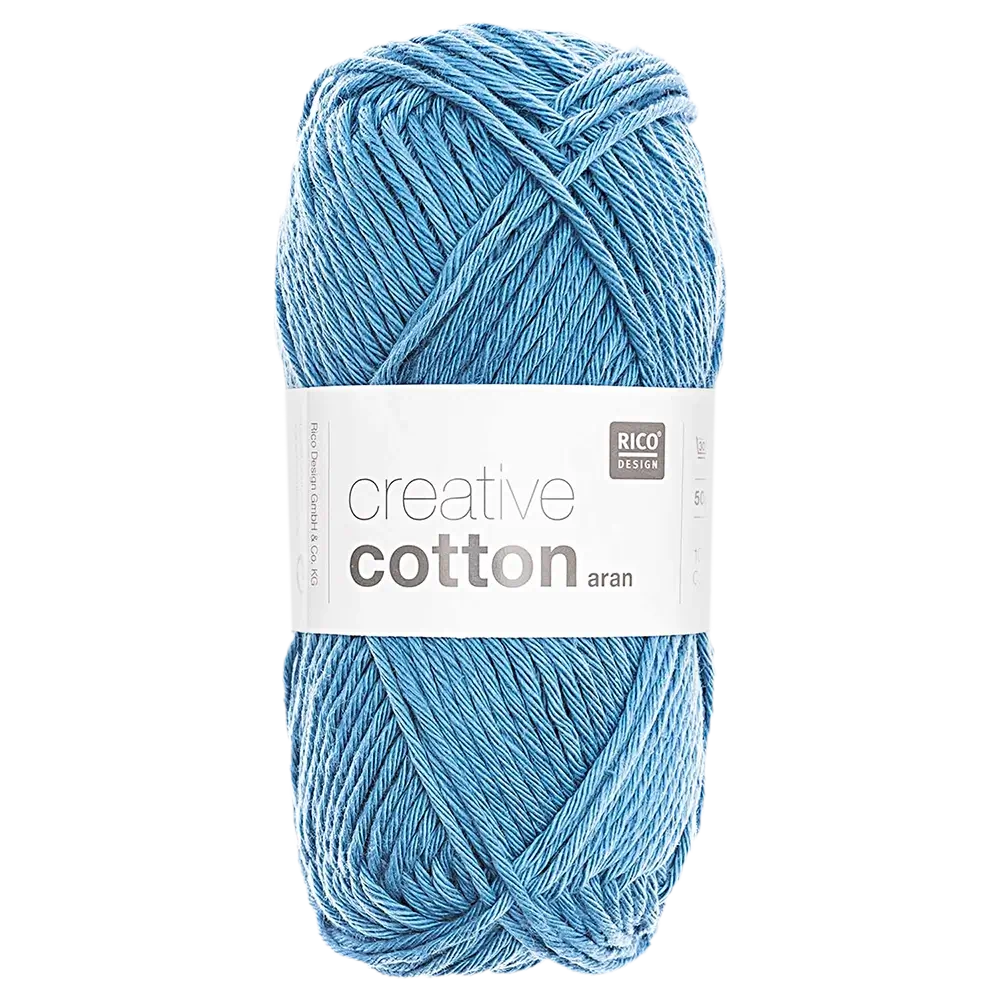 #Farbe_Rico Design Creative Cotton Aran | 55 Blau