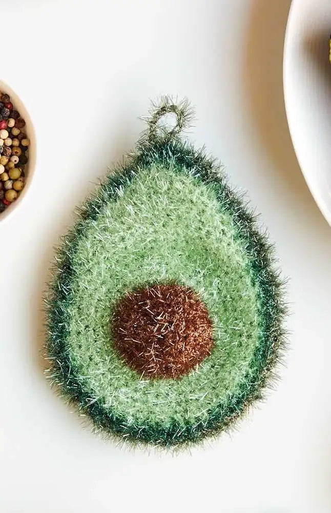 Spülschwamm Avocado (Häkelset)