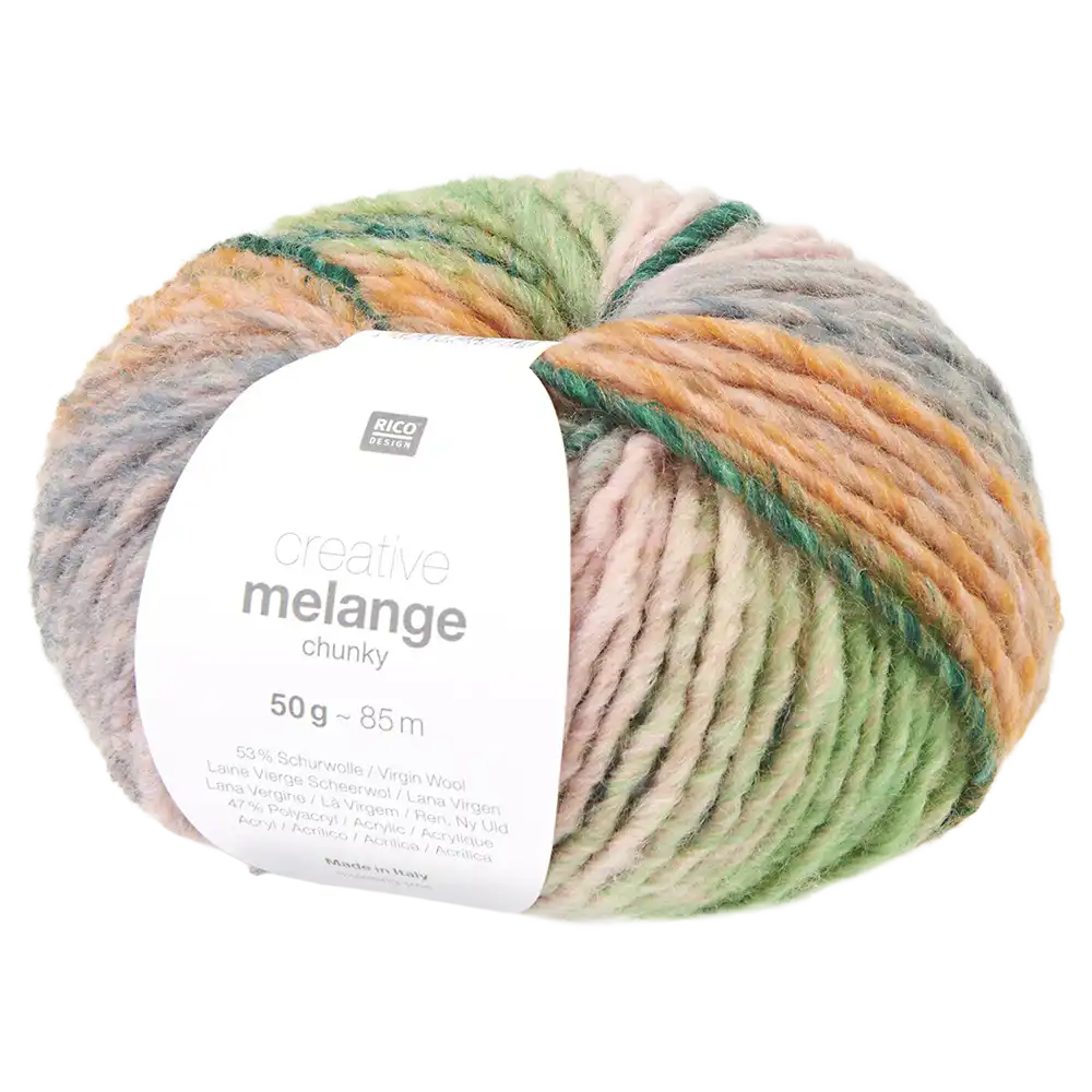 #Farbe_Rico Design Creative Melange Chunky | 085 Lush Grass