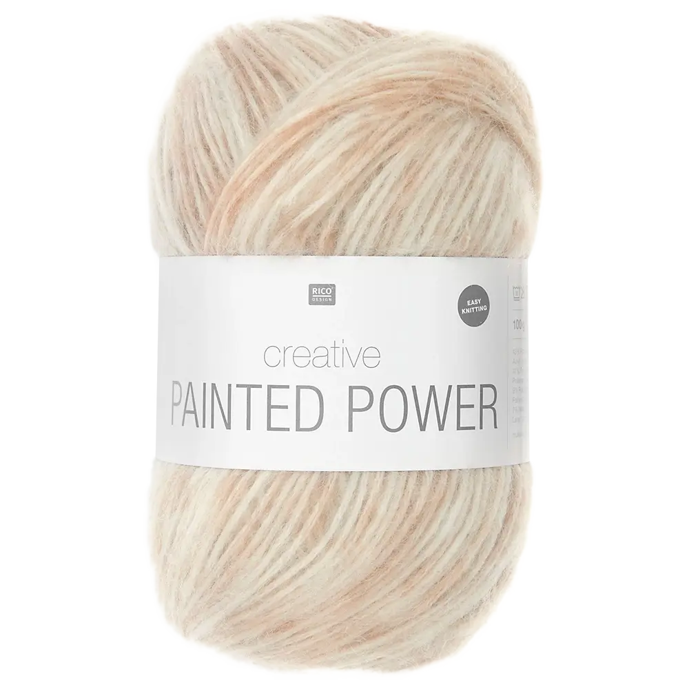 #Farbe_Rico Design Creative Painted Power | 010 Snow