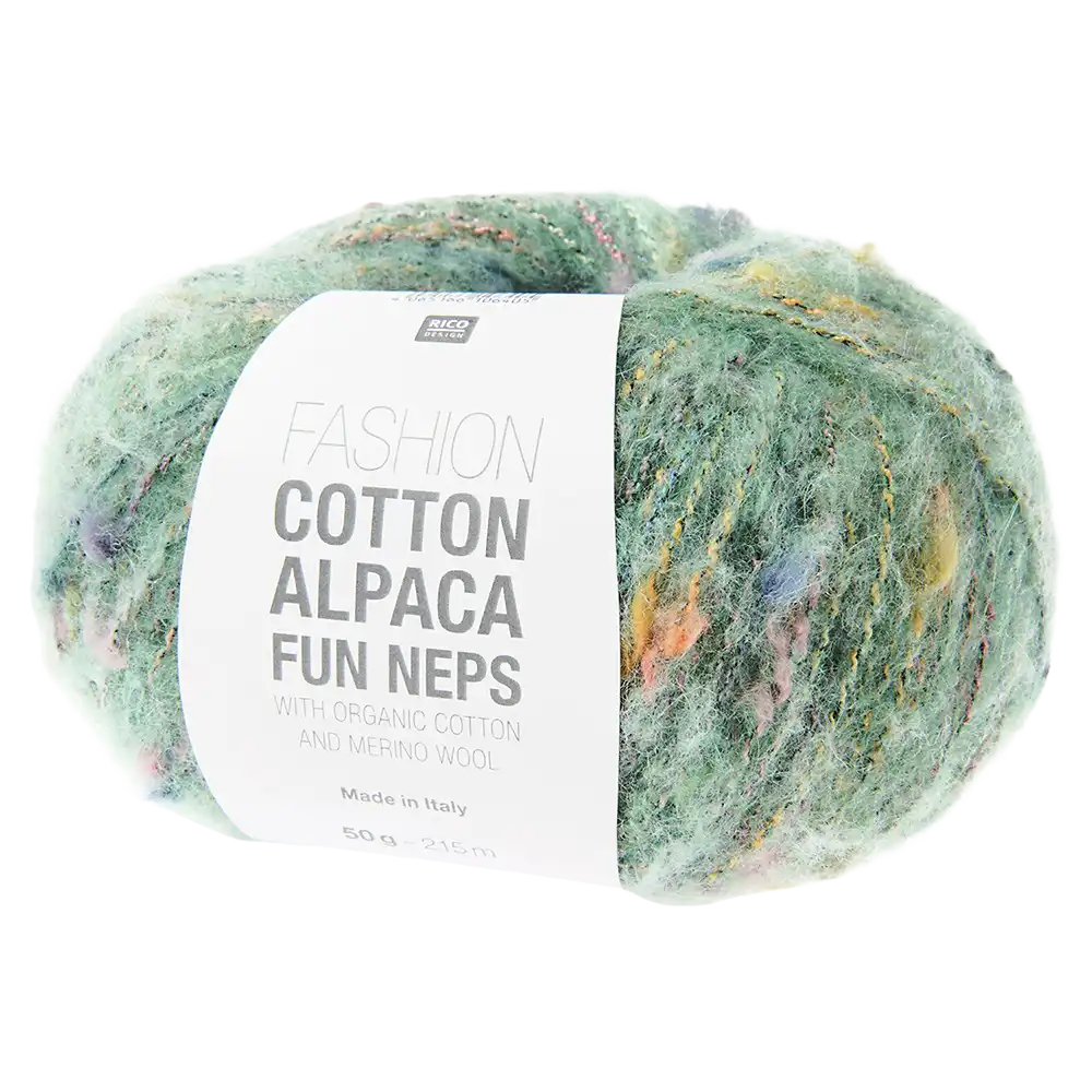 #Farbe_Rico Design Fashion Cotton Alpaca Fun Neps | 008 Efeu