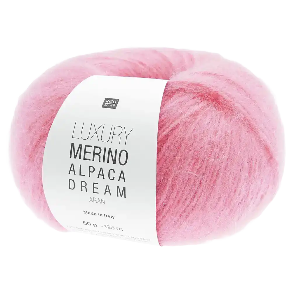 #Farbe_Rico Design Luxury Merino Alpaca Dream Aran | 003 Pink