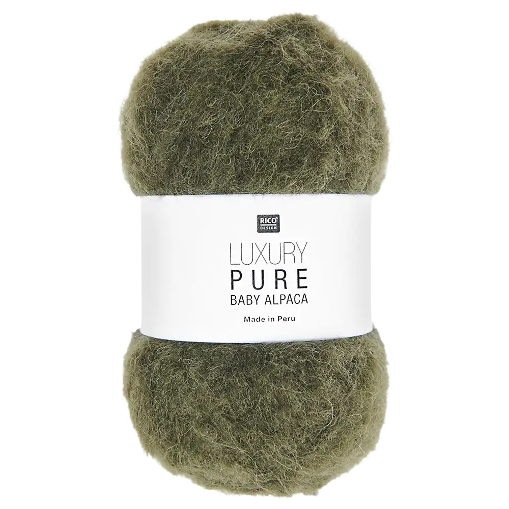 #Farbe_Rico Design Luxury Pure Baby Alpaca | 006 Oliv
