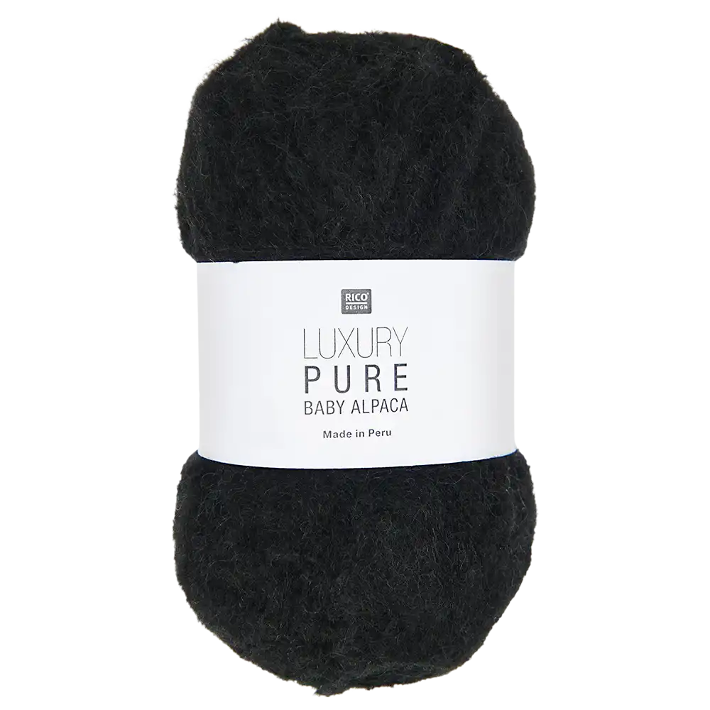 #Farbe_Rico Design Luxury Pure Baby Alpaca | 009 Schwarz