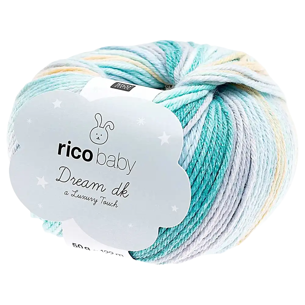 #Farbe_Rico Design Rico Baby Dream | 006 Türkis Mix