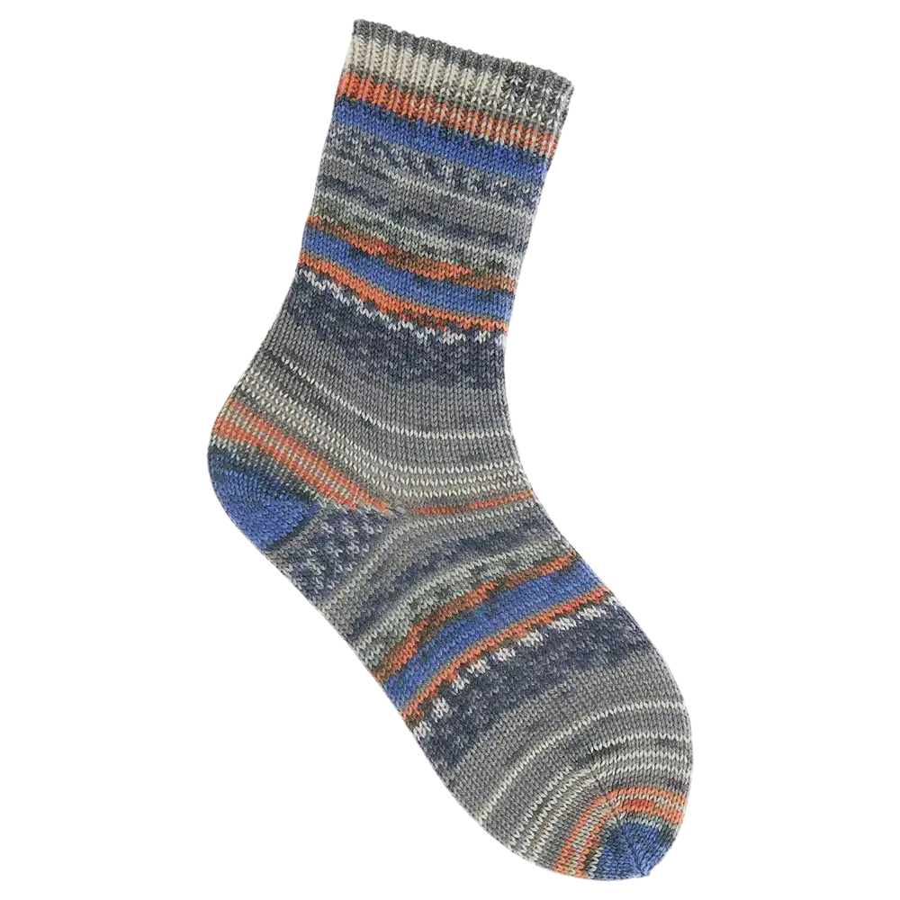 #Farbe_Rico Design Socks Bamboo Norwegian Style | 067 Mountains