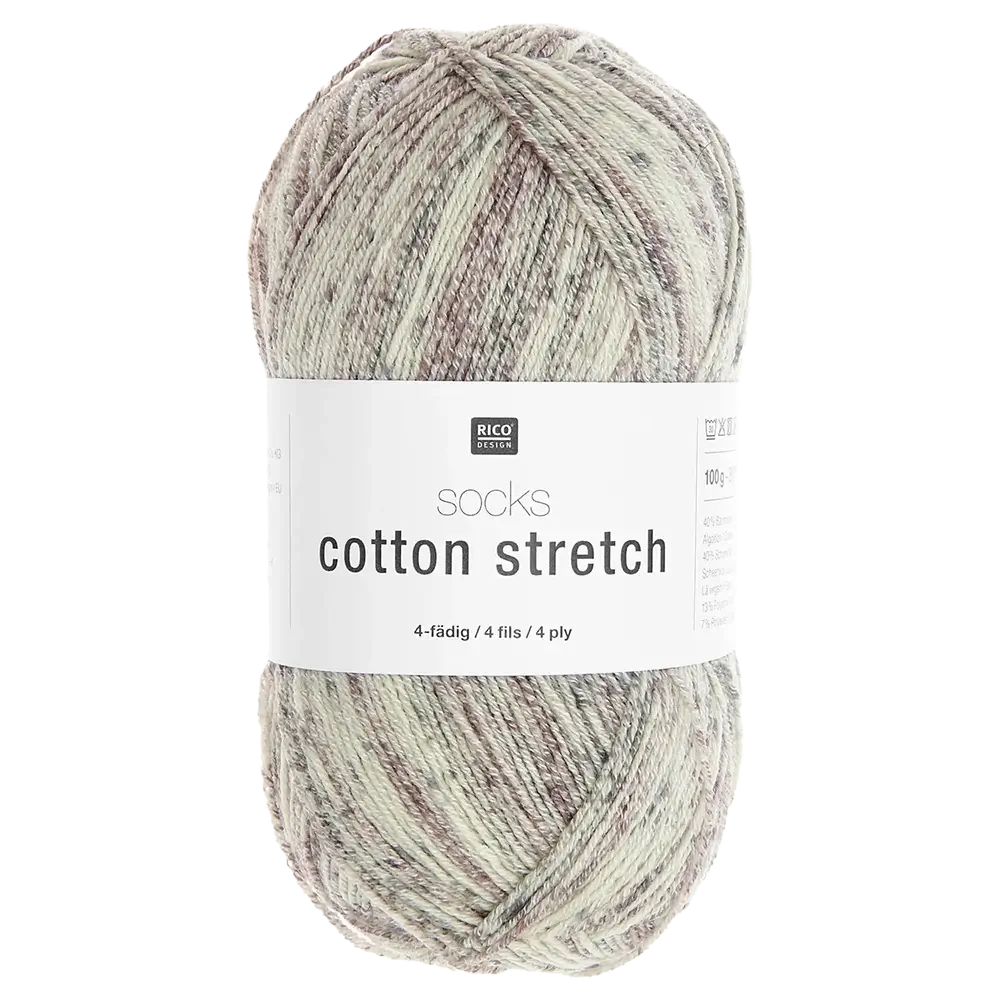 #Farbe_Rico Design Socks Cotton Stretch | 006 Stone