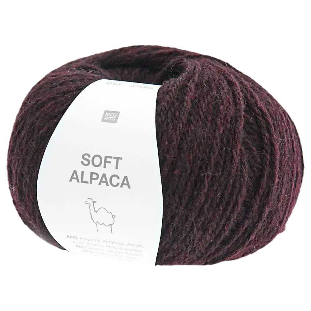 #Farbe_Rico Design Soft Alpaca | 015 Bordeaux