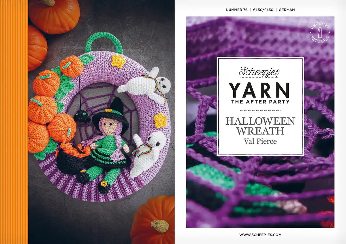 Amigurumi Türkranz Halloween Wreath (Häkelanleitung)