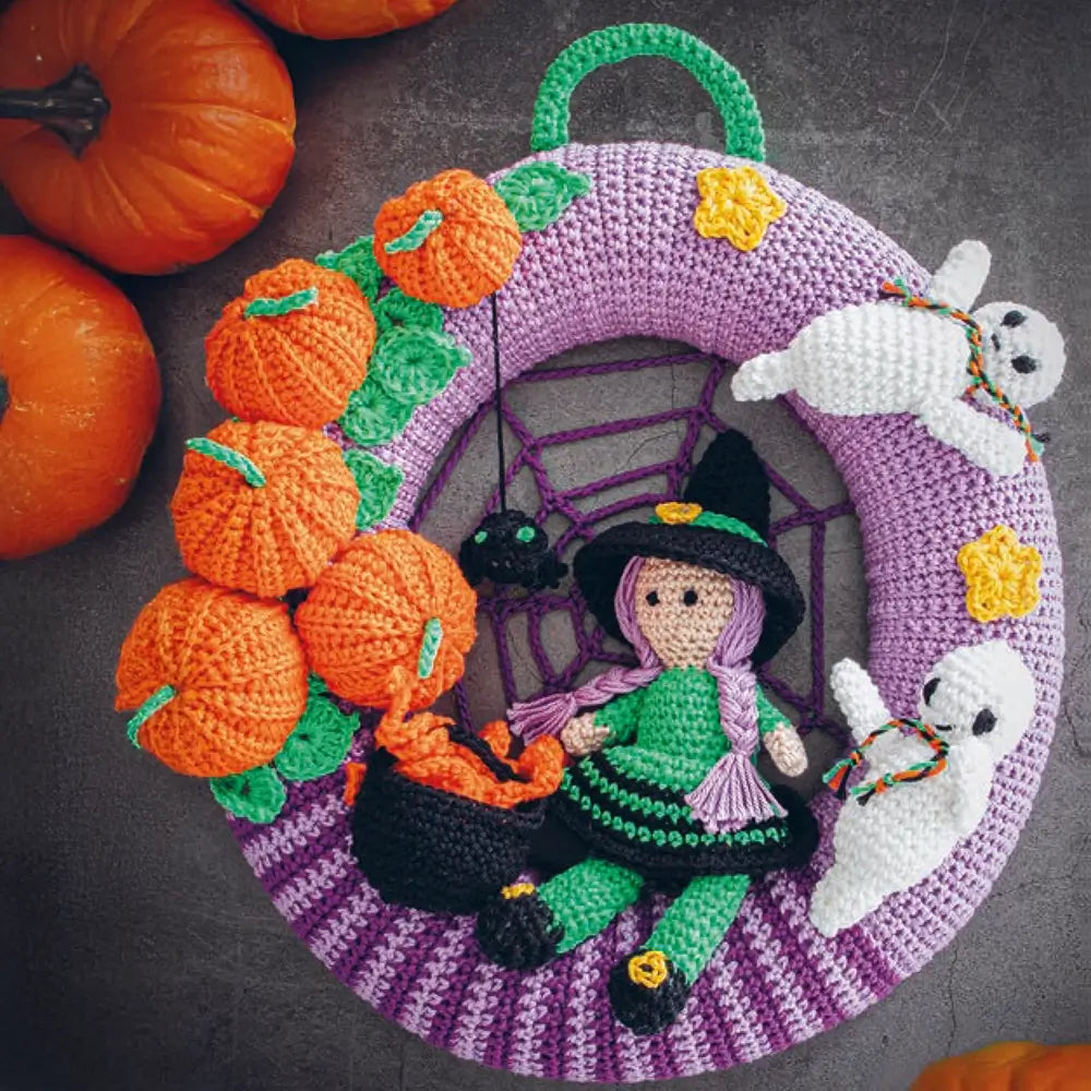Amigurumi Türkranz Halloween Wreath (Häkelset)
