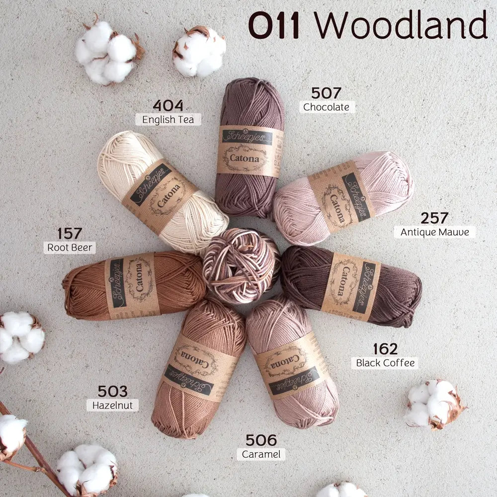 #Farbe_Scheepjes Catona Chroma | 011 Woodland