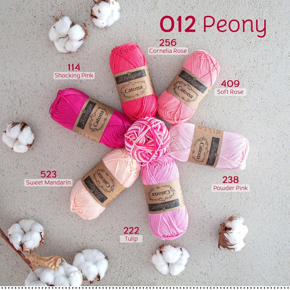 #Farbe_Scheepjes Catona Chroma | 012 Peony
