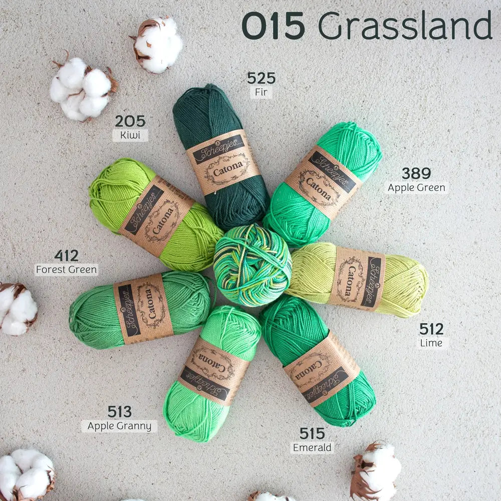 #Farbe_Scheepjes Catona Chroma | 015 Grassland