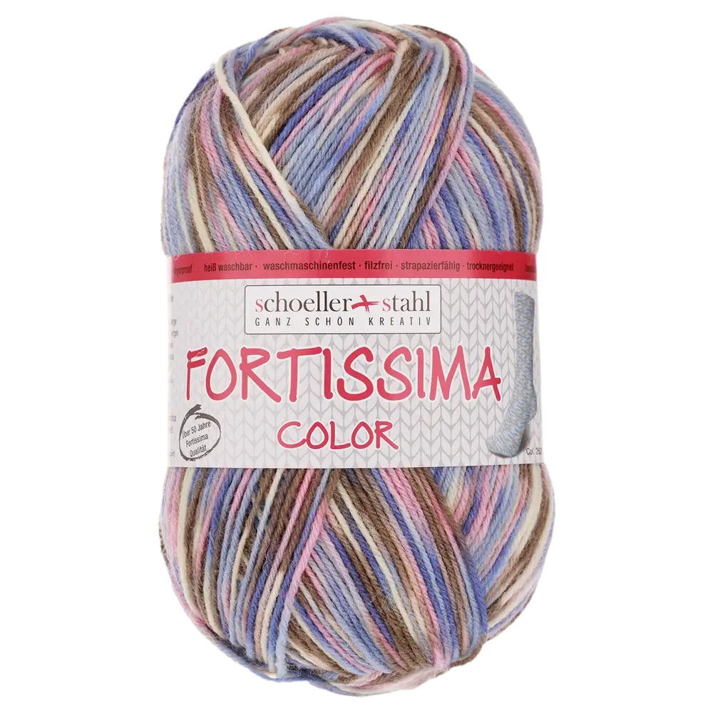 #Farbe_Schoeller + Stahl Fortissima Color 4-fach | 2500 Raureif