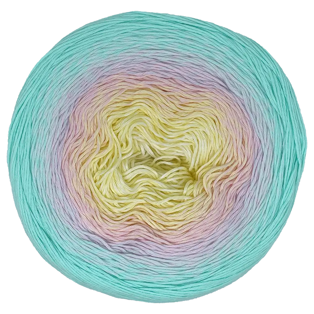 #Farbe_YarnArt Rosegarden | 311 Hellblau-Flieder-Rosa-Vanille