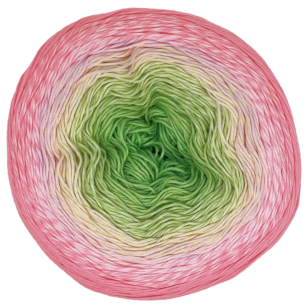 #Farbe_YarnArt Rosegarden | 314 Rosa-Hellrosa-Vanille-Grün