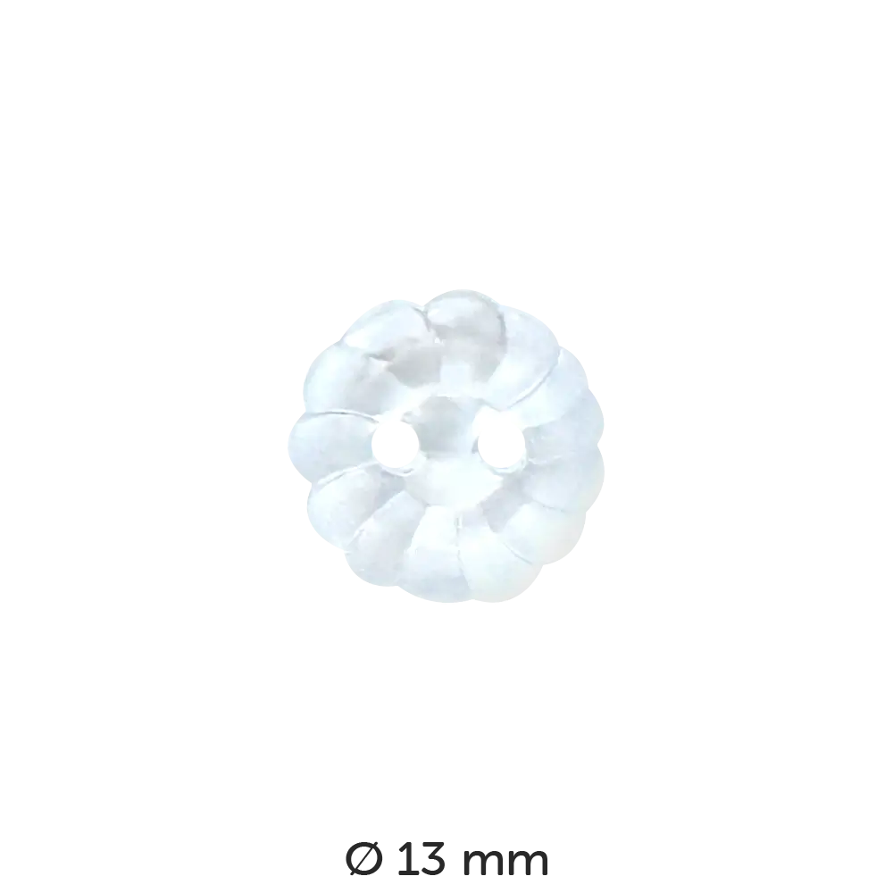 #Farbe_Dill Knopf Blume Dahlie 13 mm | 221244 Transparent