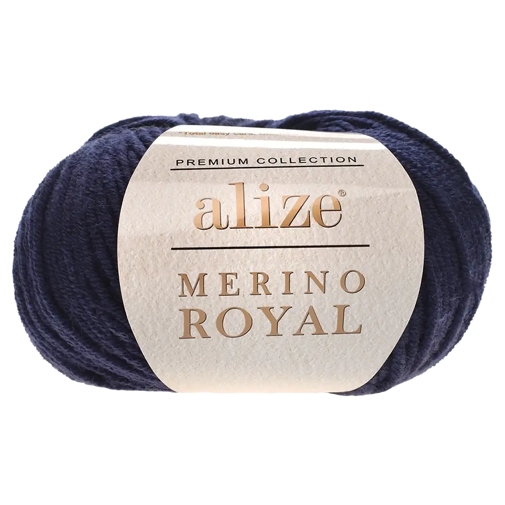 #Farbe_Alize Merino Royal | 58 Dunkelblau
