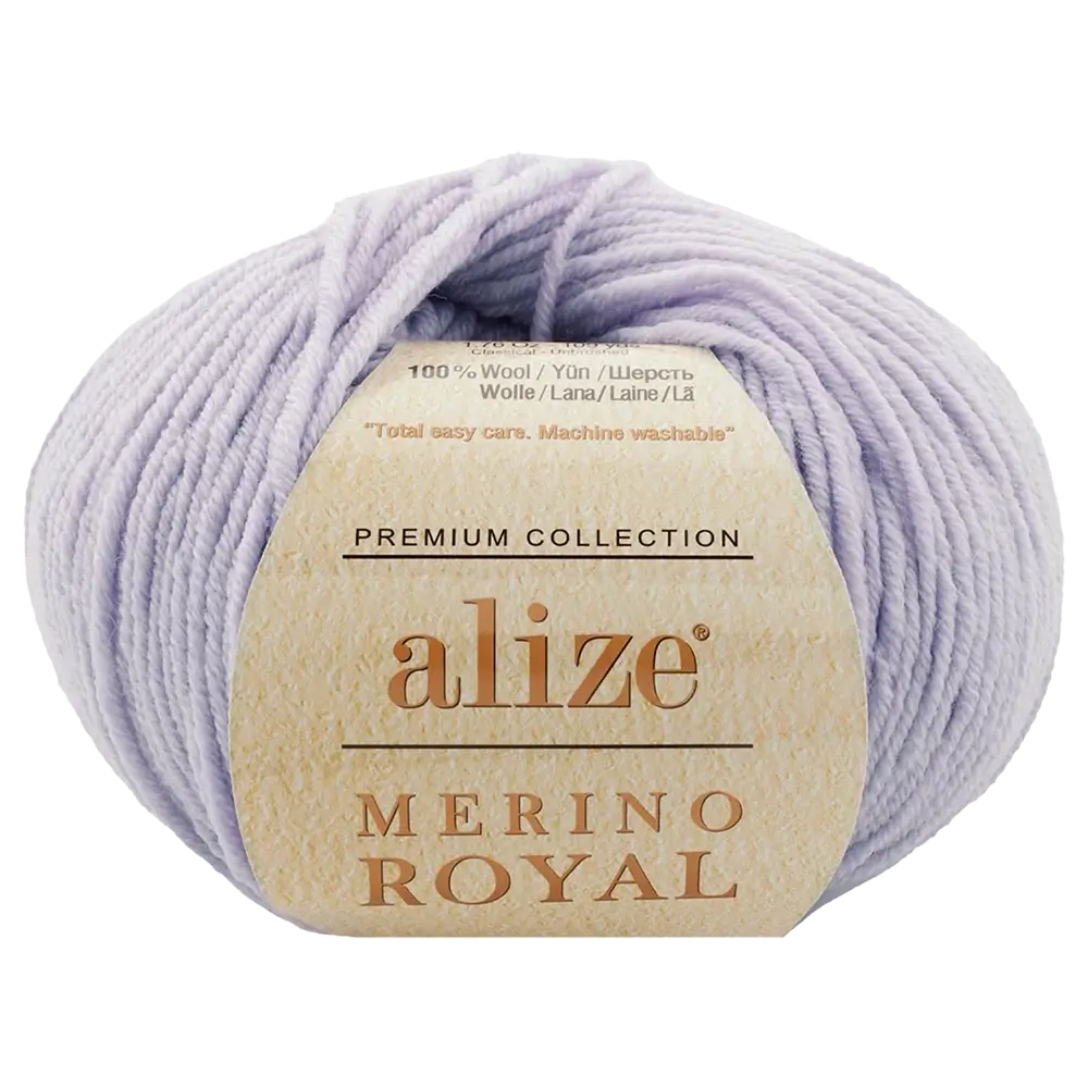#Farbe_Alize Merino Royal | 682 Helllila