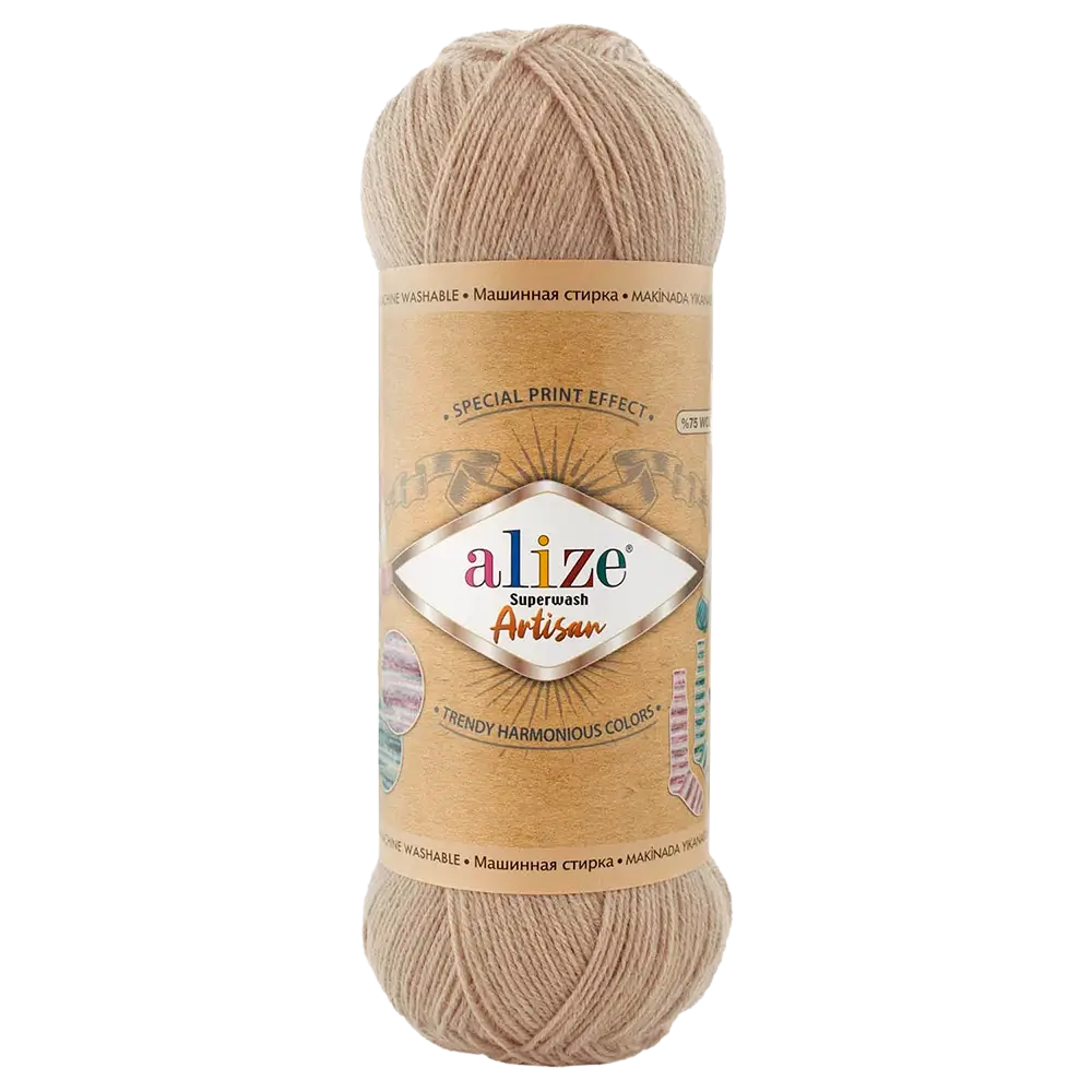 #Farbe_Alize Superwash Artisan | 43 Beige