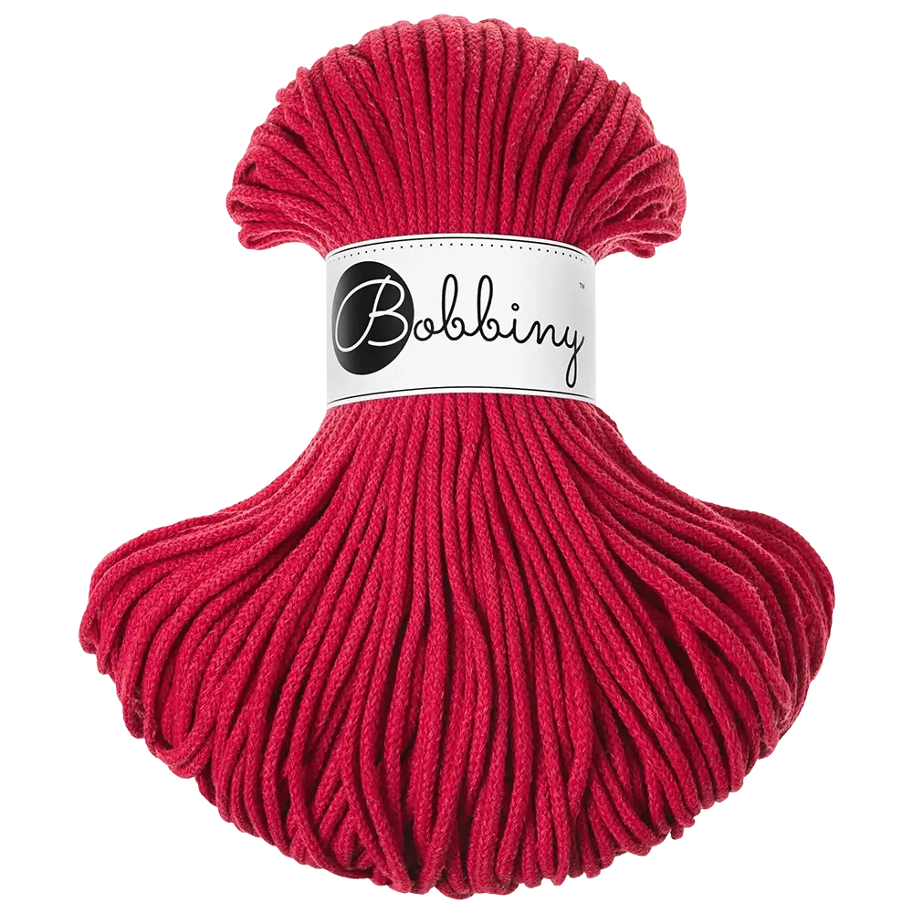 #Farbe_Bobbiny Flechtkordel Junior | Classic Red