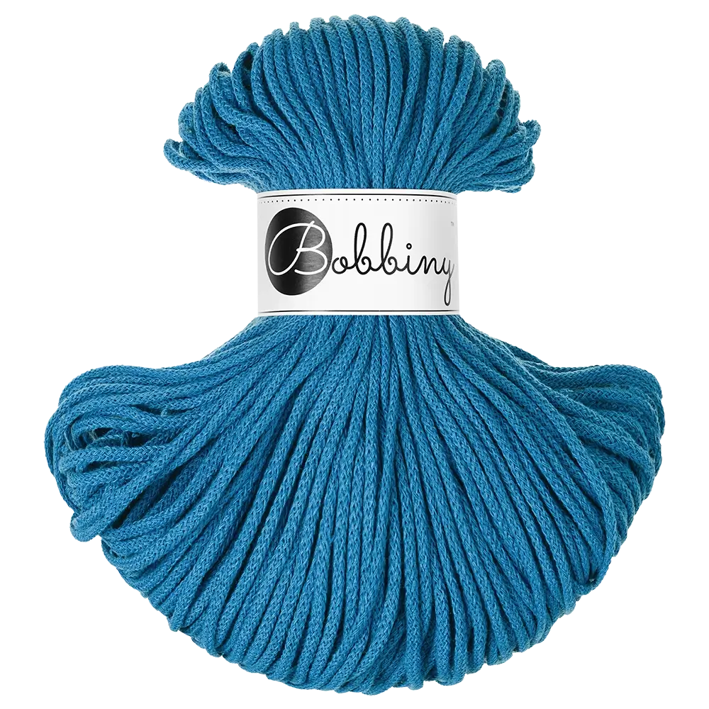 #Farbe_Bobbiny Flechtkordel Junior | Dopamine Blue