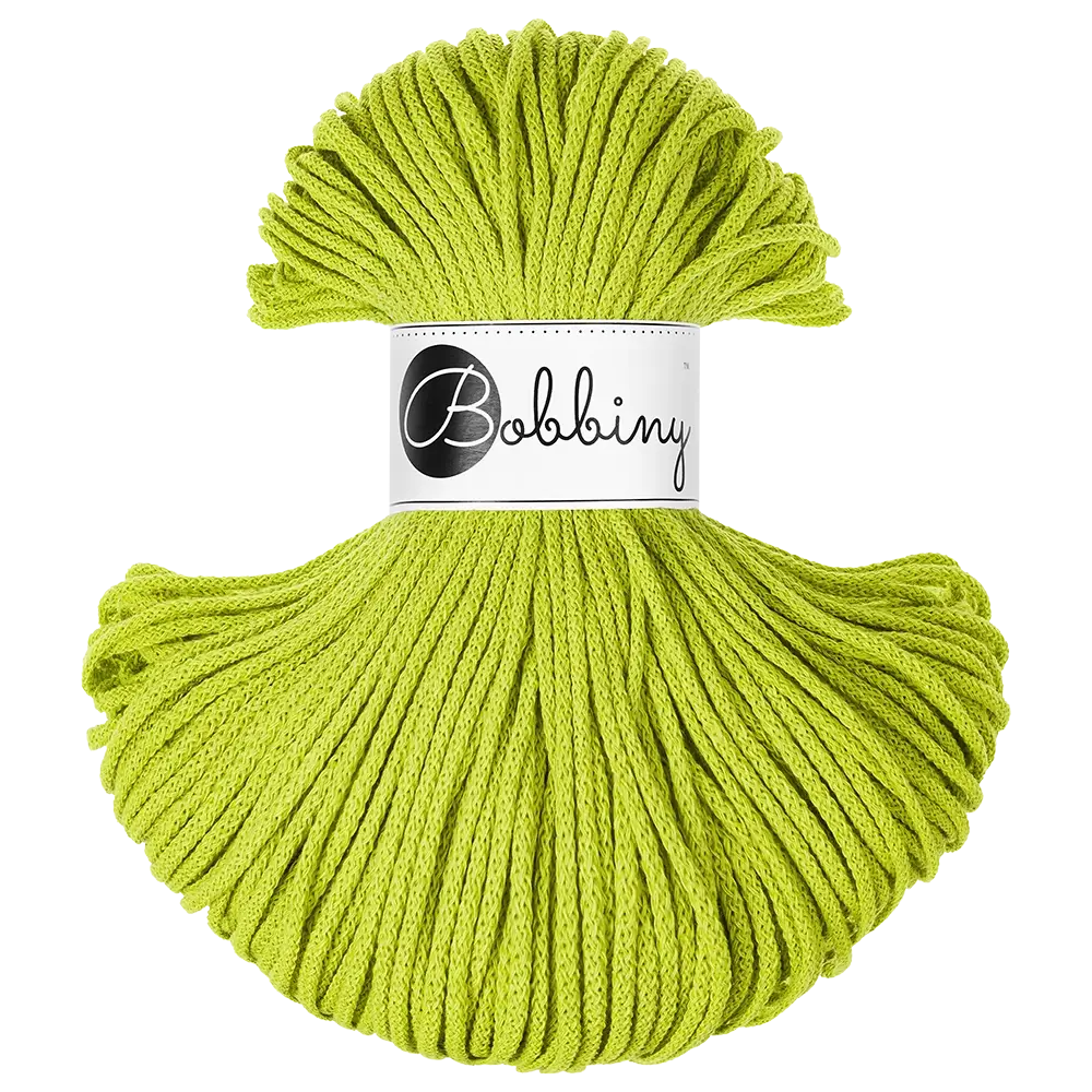 #Farbe_Bobbiny Flechtkordel Junior | Dopamine Lime
