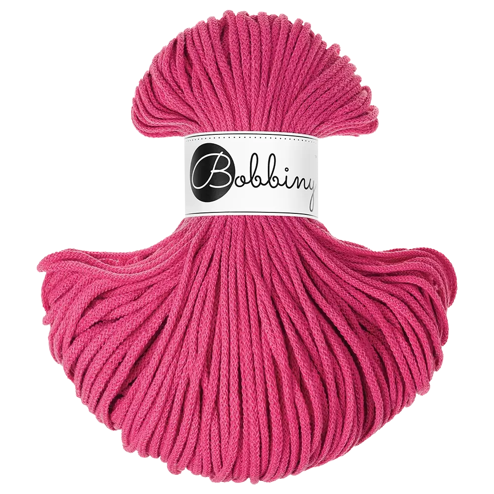 #Farbe_Bobbiny Flechtkordel Junior | Dopamine Pink